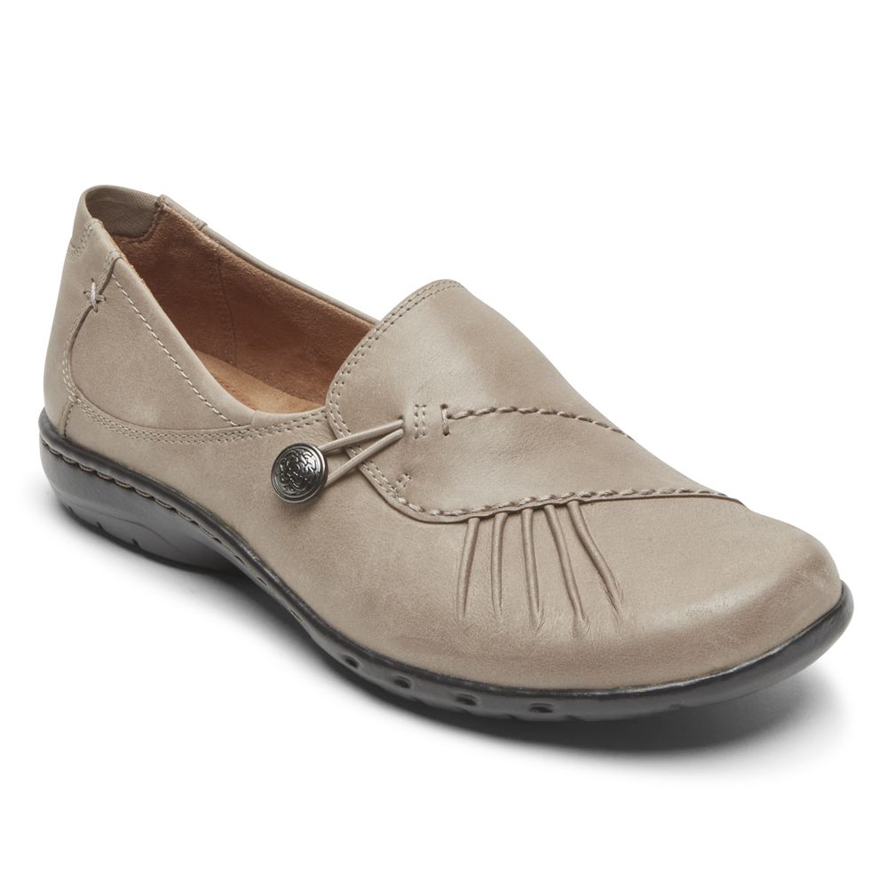 Scarpe Slip-On Rockport Donna - Cobb Hill Paulette - Grigie - JEIVOYS-27